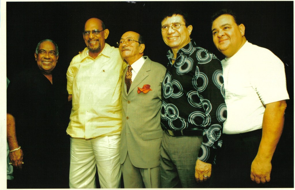 Foto-Cheo Feliciano, Willie Rosario, Viera, Bobby Cruz & Richie Ray