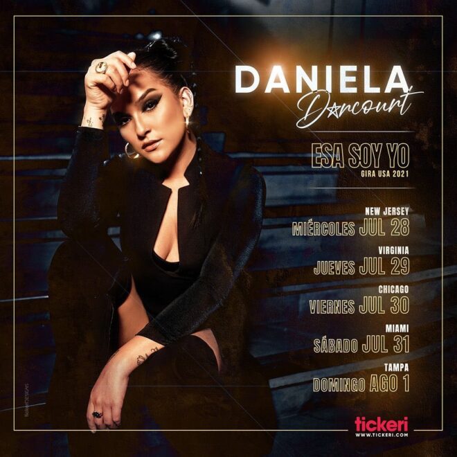 La cantante peruana Daniela Darcourt estara de gira de conciertos por