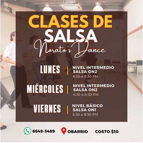 clases de salsa - norato 3 dias